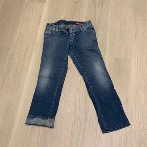 Miss Sixty capri jeans with flower details